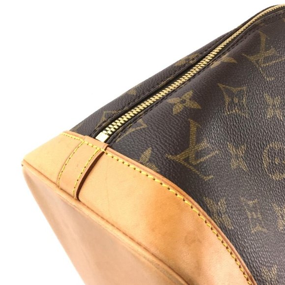 Louis Vuitton Alma Monogram Canvas Handbag Satchel - Picture 9 of 12